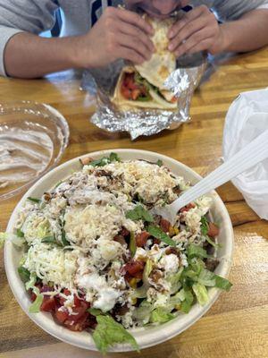 Carne asada Steak Bowl, and Carne Asada Quesadilla