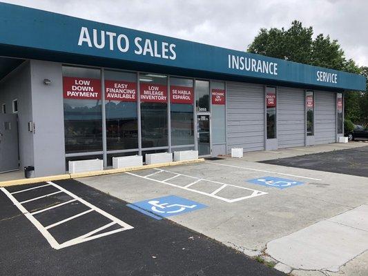 Front door of MAB Cars Massive Auto Brokers Inc.