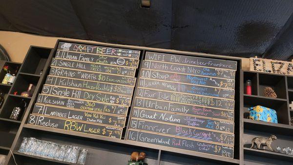 Love that tap list.