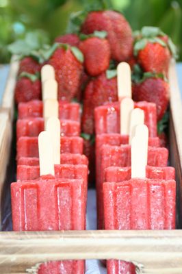 Strawberry Pops