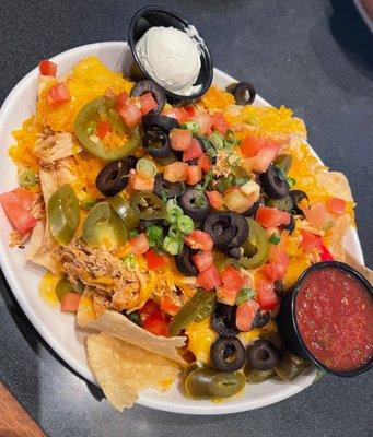 Nachos with chicken