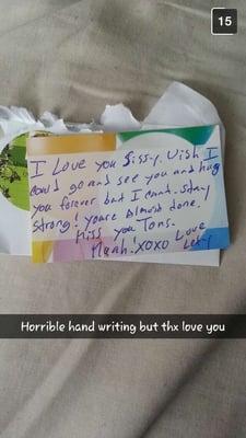 Disgusting hand writing