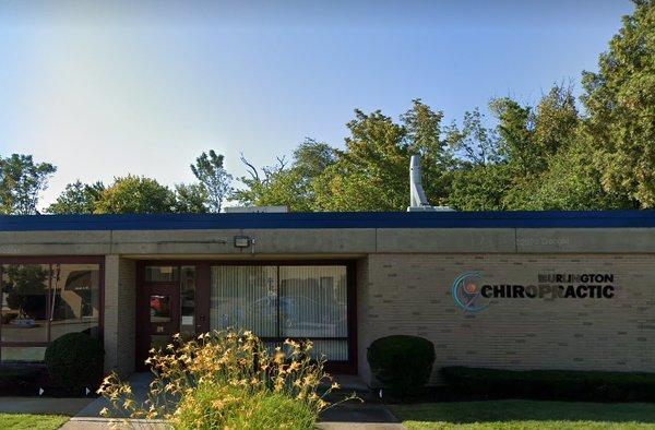 Front-on view of Burlington Chiropractic