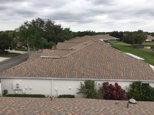 roof replacement on 41 duplexes in Sun City Center, Florida