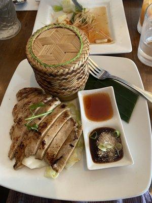 BBQ Chicken with Sticky Rice