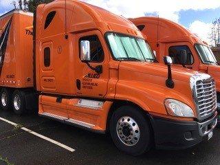 Our long distance freight trucks.