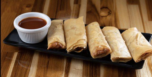 Basil egg rolls