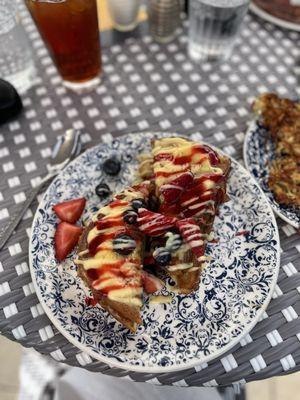 Crème brûlée French toast!