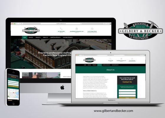 Gilbert & Becker's new website by KCM, LLC