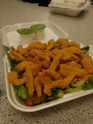 Catfish Salad $8.20 tax included