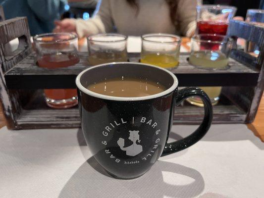 coffee and mimosa flight