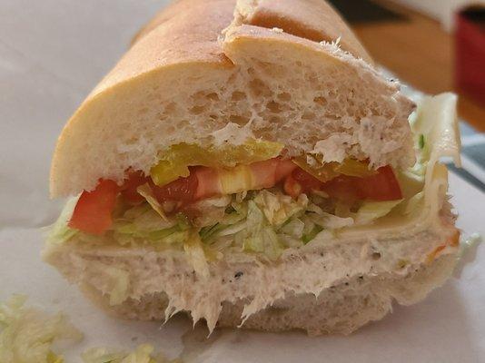 1/2 Chicken Salad Sub