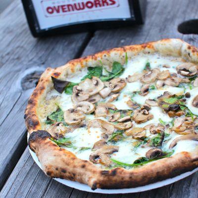 2017 - Foon Ghee - mushrooms and spinach on truffle cream with smoked mozzarella di Bufala