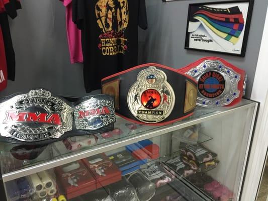 Their hard-earned belts!