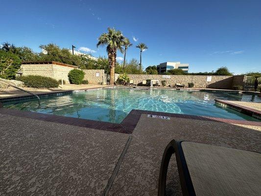 Beautiful pool area