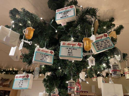 More Christmas tree ornaments for sale at Christmas at Caswell House