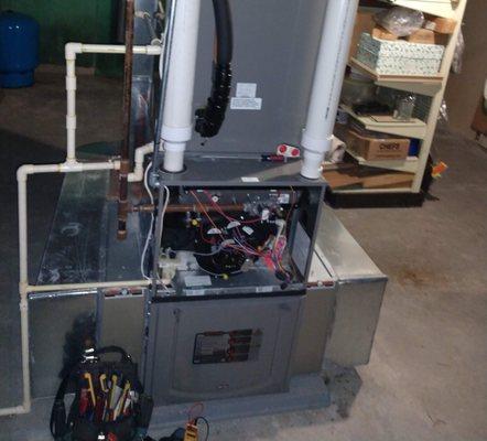 Higgins lake furnace repair