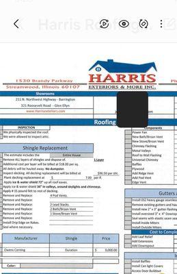 Harris Roofing siding Windows & Doors