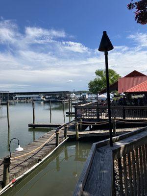 Bar deck view