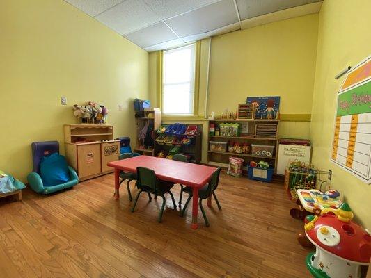 One of our spacious rooms the children have so they can play!