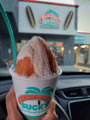 Dreamer BRM (dreamsicle sno with tropic creme and vanilla ice cream)