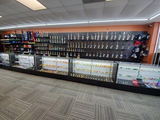 We have everything for smoke shop stuff.