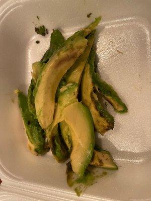 Rotten avocado.