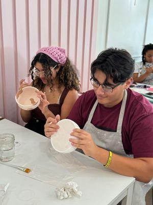 Pottery Painting Date Night at Clay Casa