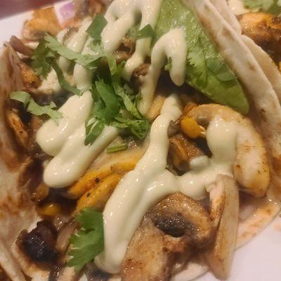 Mushroom tacos