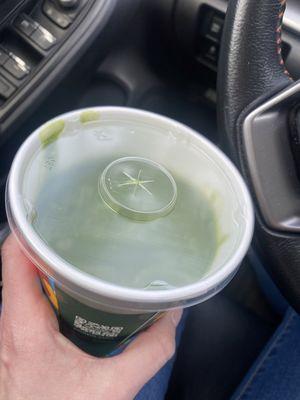 Didn't even fill the cup up I paid for!