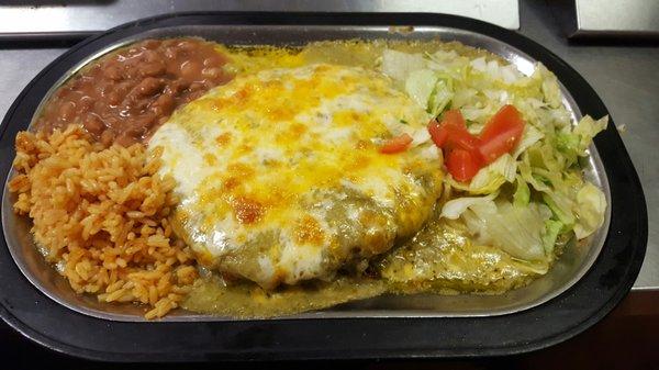 Green Chili Chicken Fried Steak!