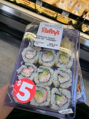 $5 sushi