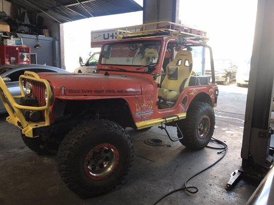 Olympic 4x4 products, one of there rock climber jeep.