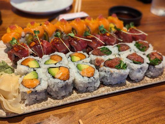 Sushi platter