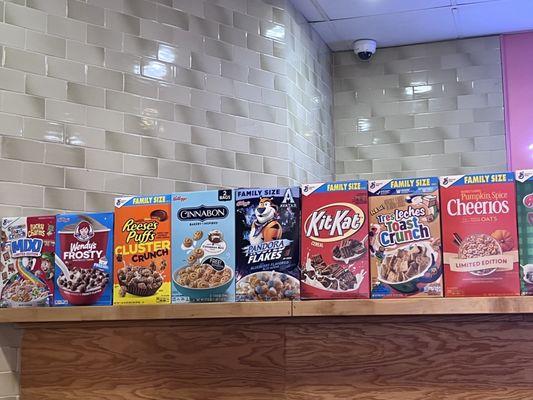 Cereal selection