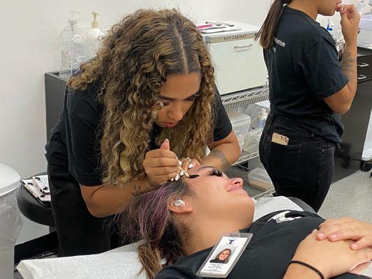 We are one of the few schools who offer stand-alone Eyelash Extension courses.