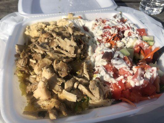 Yummy Chicken Shwarma bowl