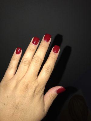 Short red claws