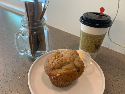 The Butter-Beer Brulee and a Banana Nut Muffin