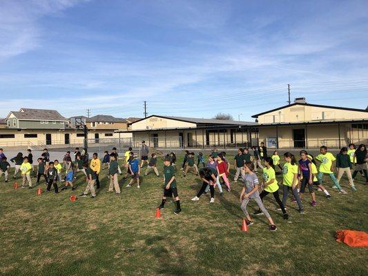 Track & Field practice