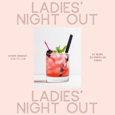 Ladies night Friday's