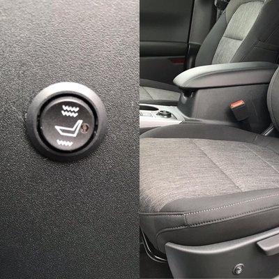 We do front heated seats, underneath cloth or leather