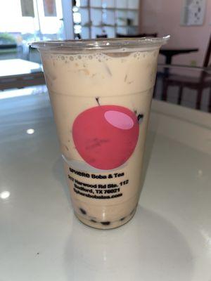 Jasmine Milk Tea w/ boba