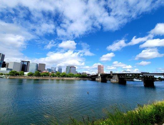 Clouds over Morrison Bridge