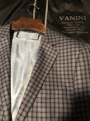 100% Italian wool sports coat