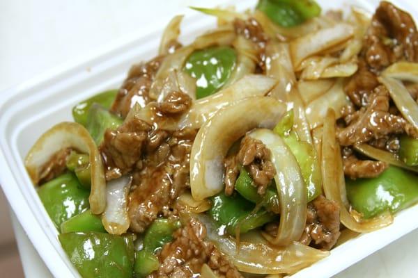 Green pepper steak w.Onions