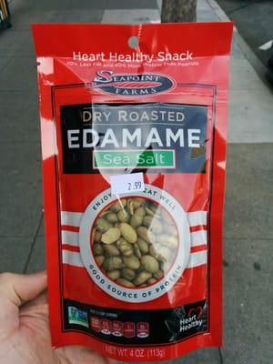 Edamame is a heart healthy choice.