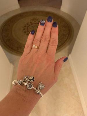 Star Wars bracelet and R2D2 inspired nails by Tiffany! May the Fourth Be With You!