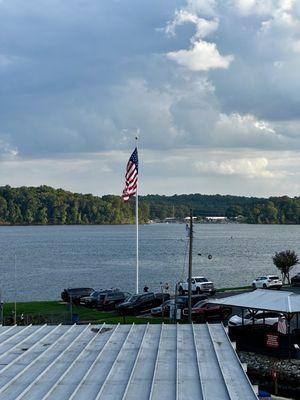 View from restaurant