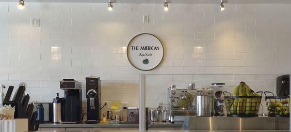 Partial view of the kitchen preparation area